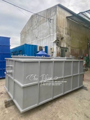 Hình ảnh bể tách mỡ composite Bể tách lọc dầu mỡ bằng Composite do Nhật Minh sản xuất