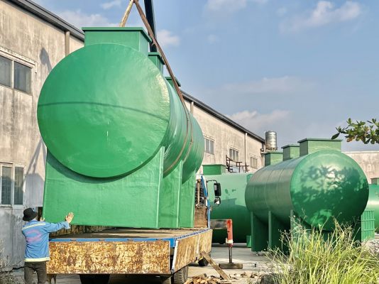 Bể tự hoại Composite theo yêu cầu