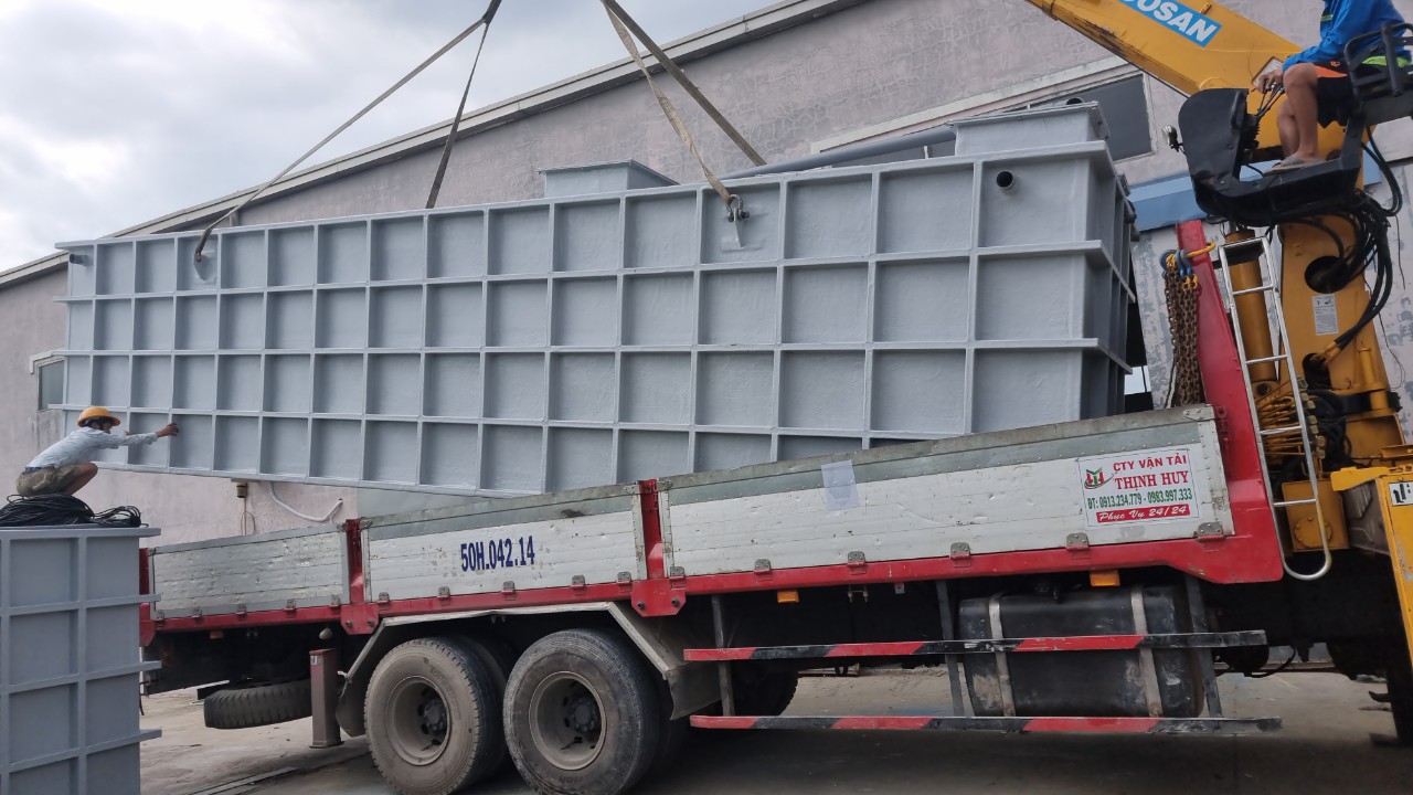 Bể chứa nước bằng composite do Nhật Minh frp sản xuất