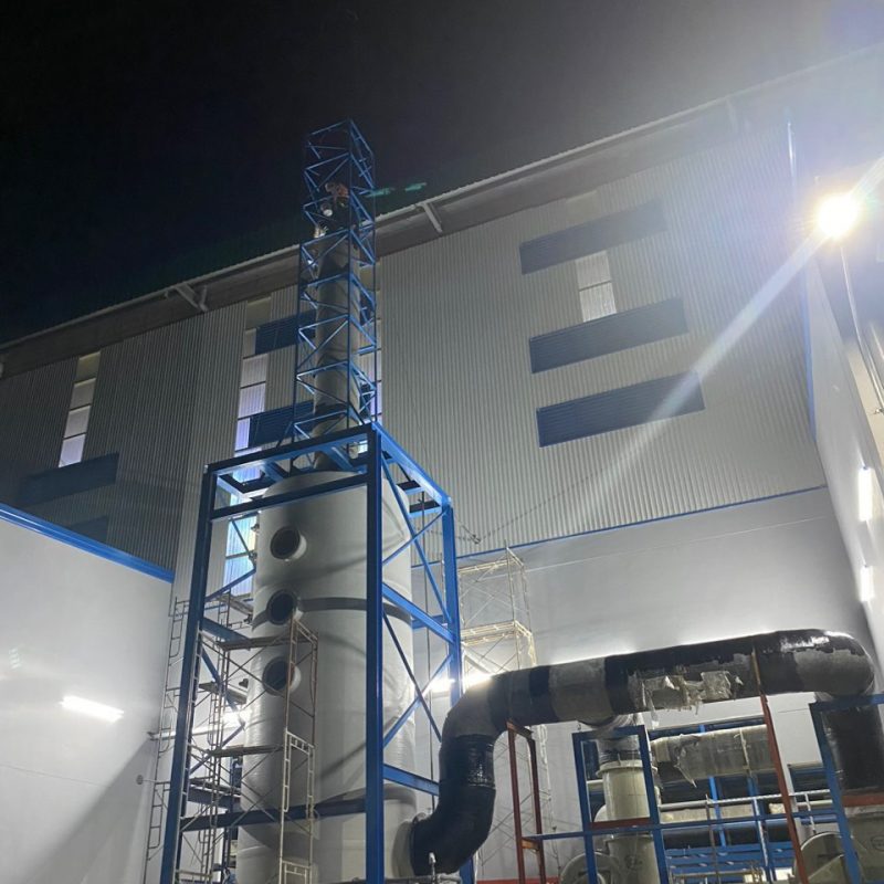 Tháp xử lý khí bằng Composite