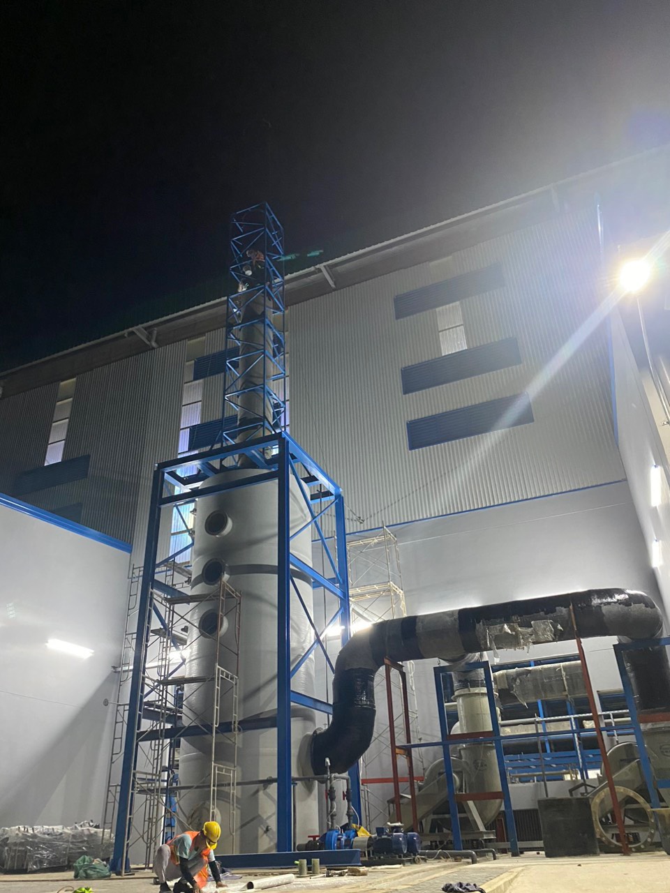 Tháp xử lý khí bằng Composite