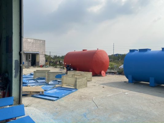 Bể composite dạng tròn