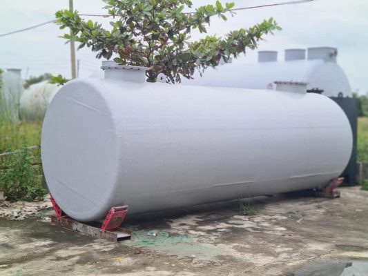 Bồn Composite xử lý nước thải do Nhật Minh FRP sản xuất
