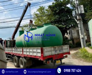 Bể tự hoại Composite 8 Nhật Minh Composite chuyên sản xuất bể tư hoại Composite