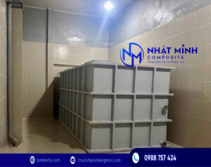 Bể tự hoại Composite 6 Bể phốt bằng chất liệu Composite do Nhật Minh Composite sản xuất