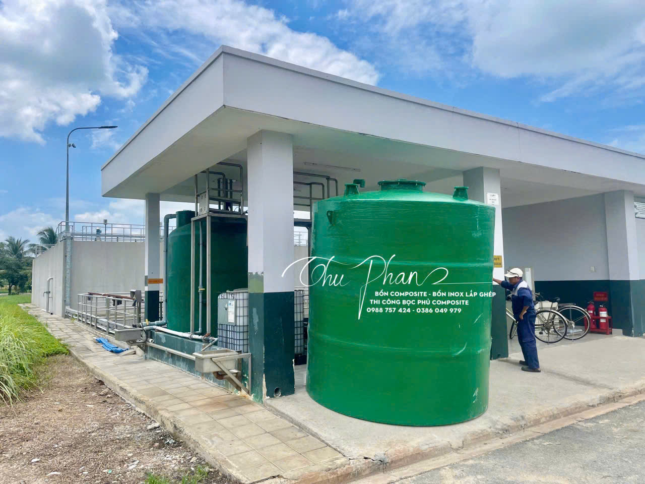 Nhật Minh Composite chuyên sản xuất bồn bể Composite FRP