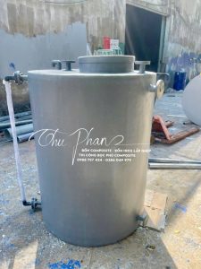 Bồn chứa hoá chất bằng chất liệu Composite FRP