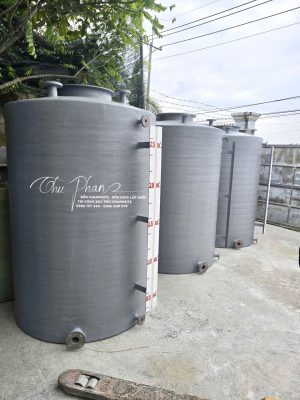 Bồn chứa hoá chất bằng Composite do Nhật Minh Composite sản xuất