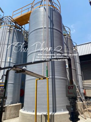 Bồn chứa hoá chất bằng nhựa Composite