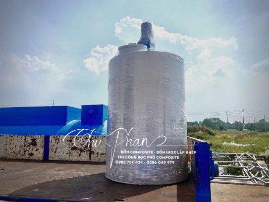 Bồn nhựa Composite dùng chứa hoá chất