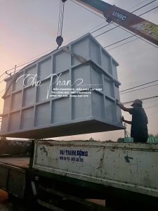 Bồn bể dùng chứa hoá chất bằng Composite 