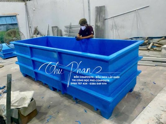 Thùng xi mạ bằng nhựa Composite
