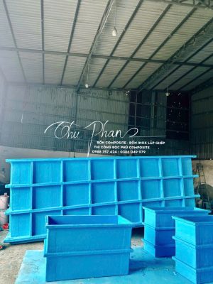 Bồn xi mạ bằng nhựa Composite FRP