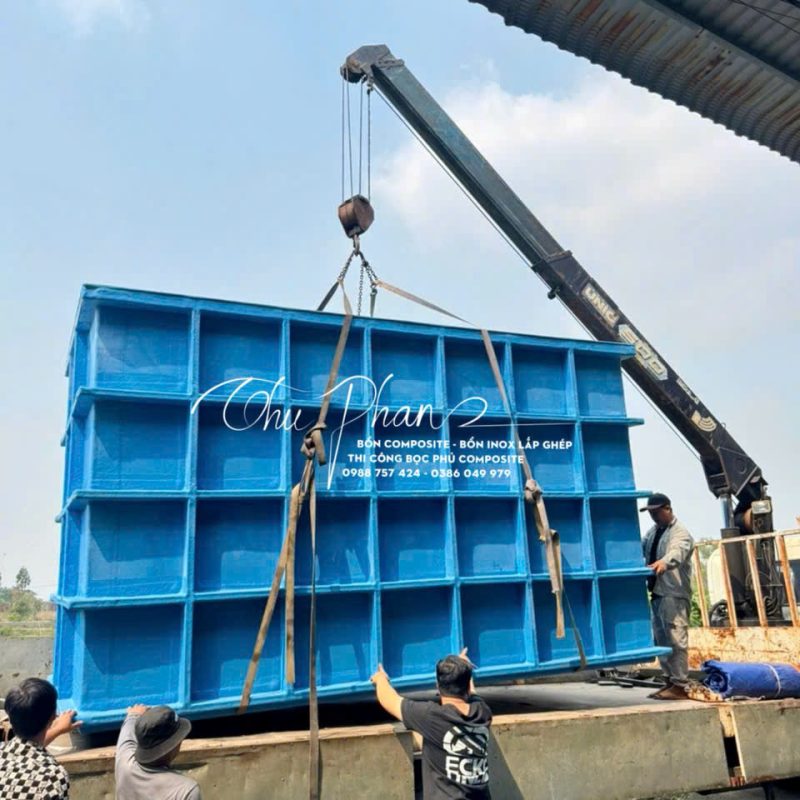 Bồn xi mạ bằng Composite