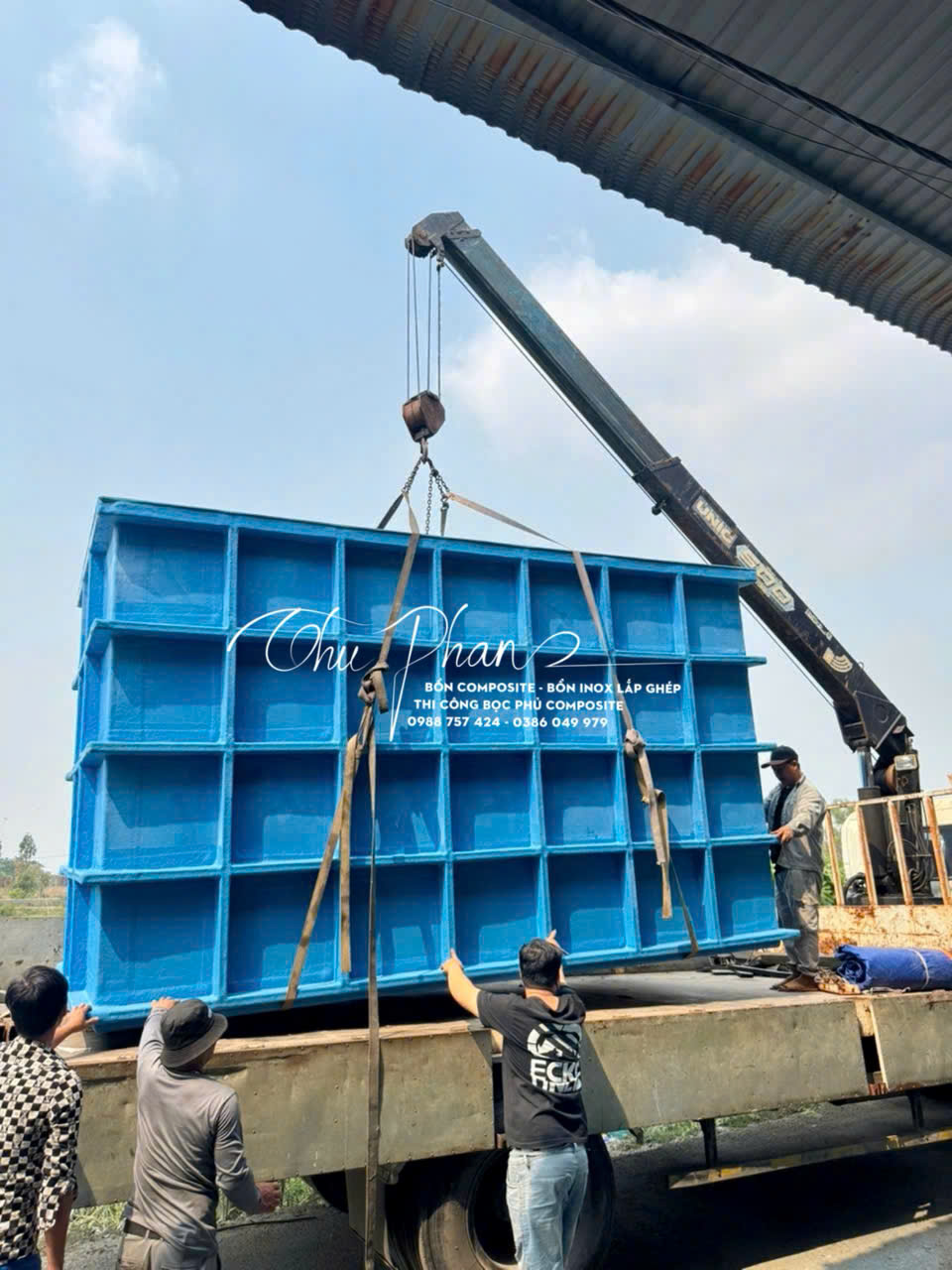 Bồn xi mạ bằng Composite