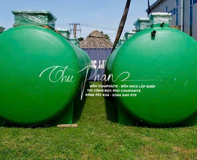 Bồn XLNT bằng Composite FRP