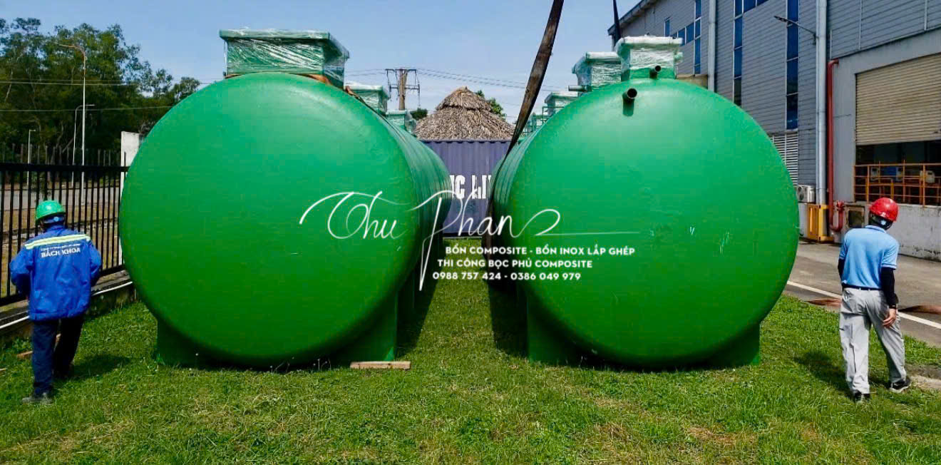 Bồn XLNT bằng Composite FRP
