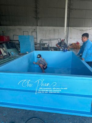 Thùng bằng Composite dùng nuôi cá tôm 