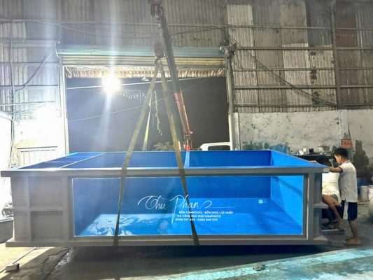 Bể nuôi trồng thuỷ sản bằng chất liệu Composite FRP