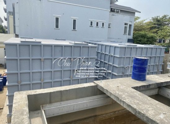 Bồn chứa nước bằng Composite 