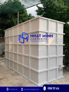Bồn nước Composite 5 Bồn Composite dùng chứa nước do Nhật Minh sản xuất
