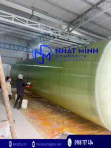 Bồn chứa nước thải Composite - cách lựa chọn và yêu cầu kỹ thuật cần biết 4 Quy trình sản xuất bồn chứa nước thải Composite