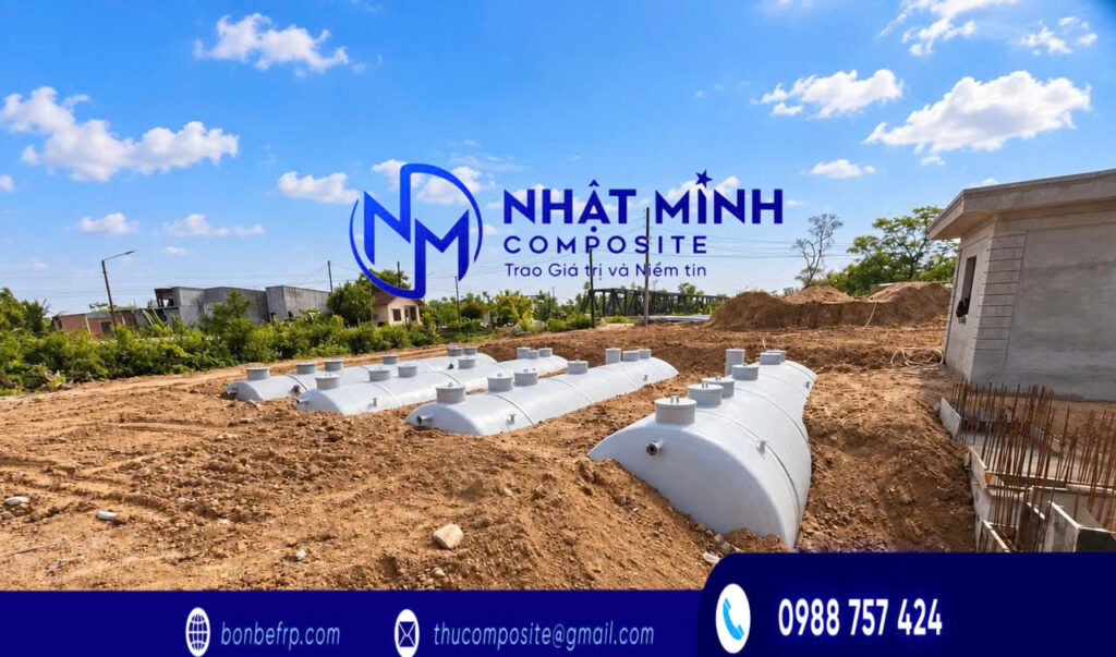 Bồn chứa nước thải Composite - cách lựa chọn và yêu cầu kỹ thuật cần biết 1 Bồn chứa nước thải bằng Composite FRP
