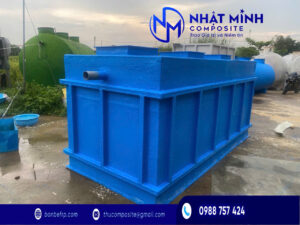 Cách lựa chọn bể tách mỡ cho nhà hàng: 7 tiêu chí cần biết 4 Bể tách mỡ bằng chất liệu Composite
