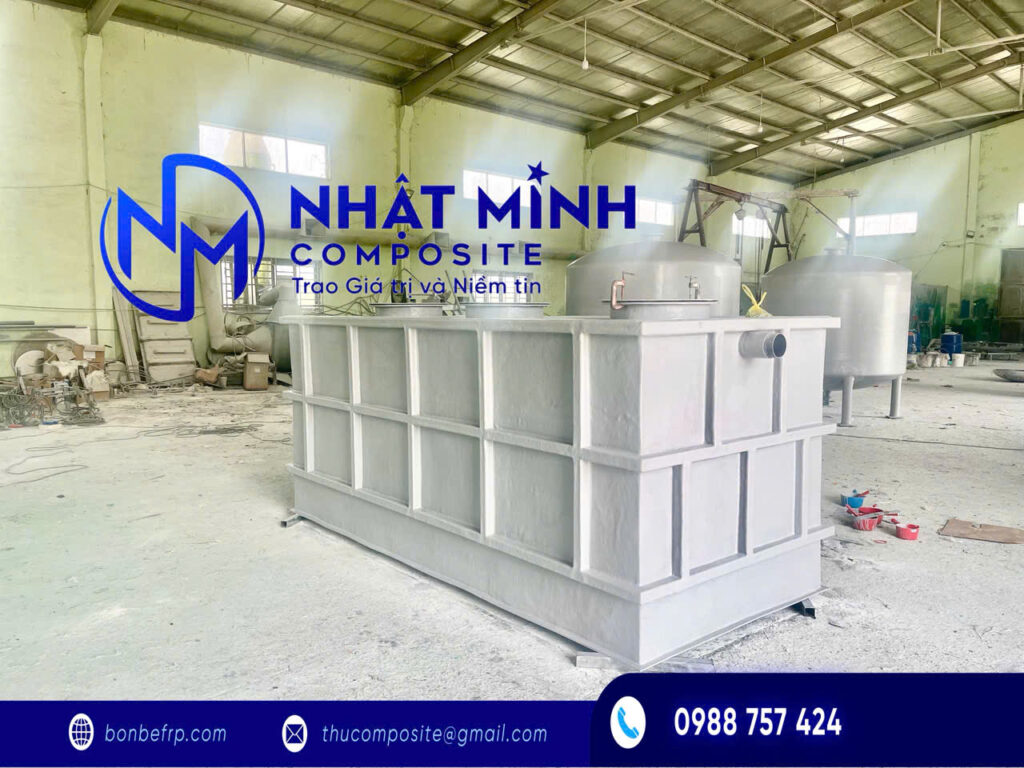 Cách lựa chọn bể tách mỡ cho nhà hàng: 7 tiêu chí cần biết 1 Bể tách mỡ Composite FRP